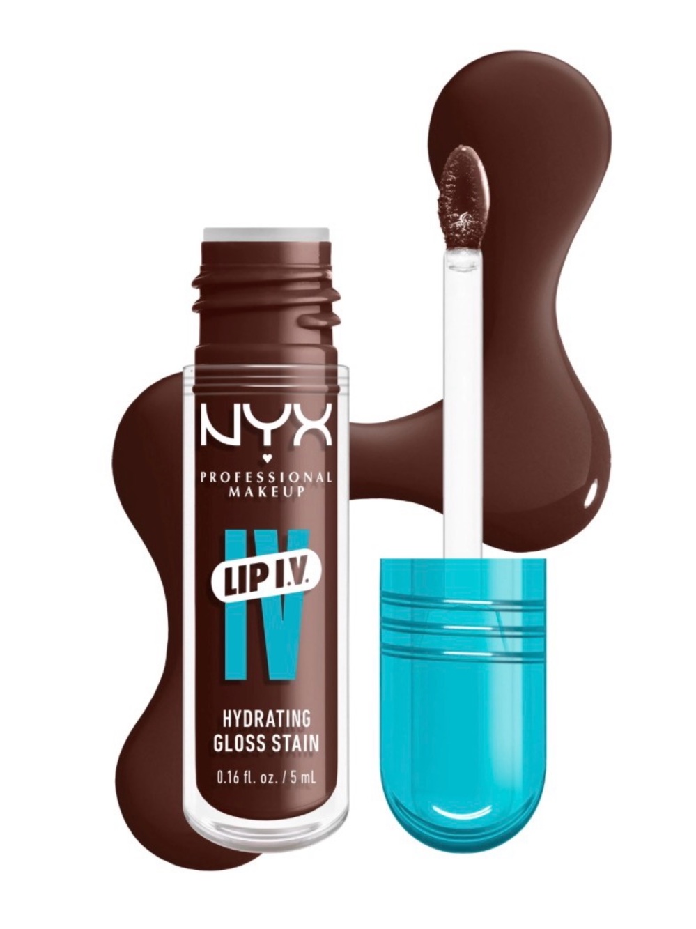 BUY NOW NYX Lip I.V. Hydrating Lip Gloss Stain - Espresso Soak